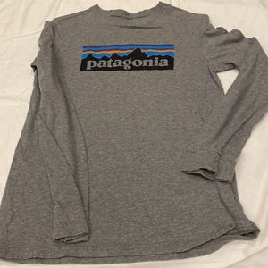 Boys Patagonia brand, long sleeve T-shirt